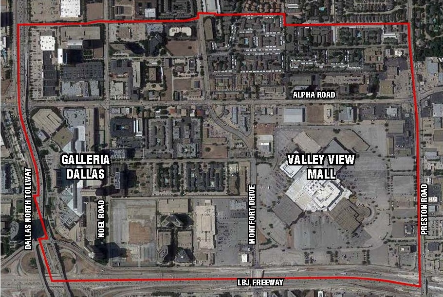 Galleria Mall Map Dallas Tx